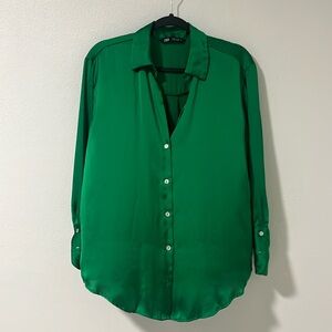 ZARA Satin Blouse
